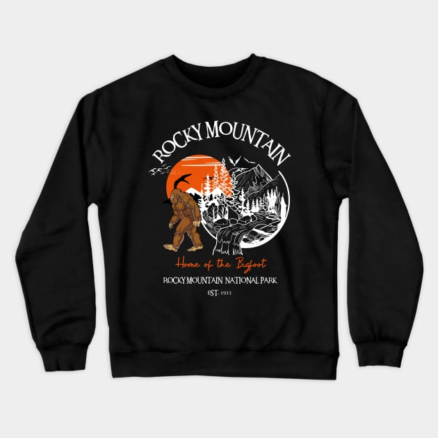 Rocky Mountain National Park Crewneck Sweatshirt by Xtian Dela ✅